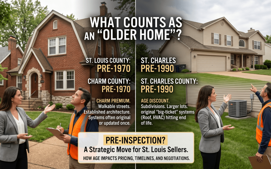 Should You Pre-Inspect an Older Home Before Selling? A St. Louis & St. Charles Guide